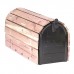 Cedar-Wrapped Mailbox- Standard Thickness Cedar Slats- Installed 
